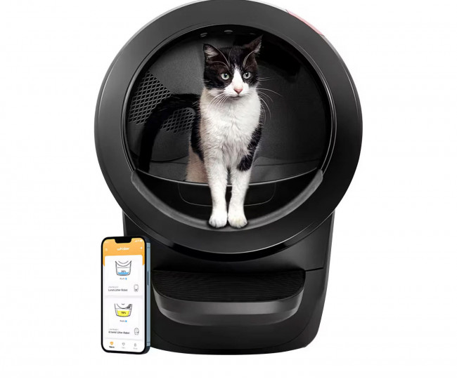 Самоочищувальний лоток для котів Whisker Litter-Robot 4 з Wi-Fi та контролем запаху color: Black